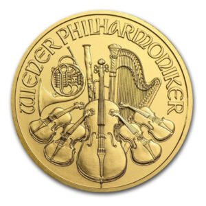 Moneda de Oro 1/10 oz - Filarmónica de Viena