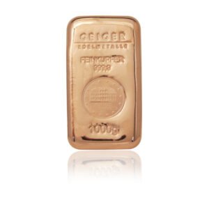 Lingote de Cobre 1 kg Geiger Edelmetalle