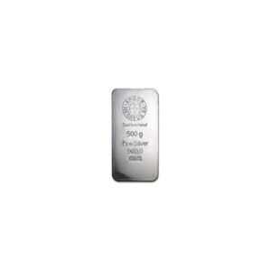 Lingote de Plata 500 gr - Argor Heraeus