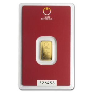 Lingote de Oro 2 gr - Munze Österreich