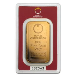 Lingote de Oro 100 gr - Munze Österreich