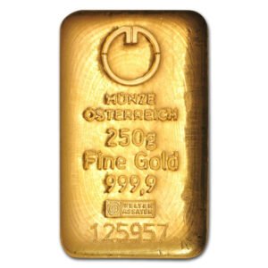 Lingote de Oro 250 gr - Munze Österreich