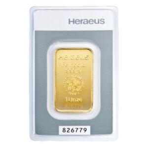Lingote de Oro 1 oz - Heraeus