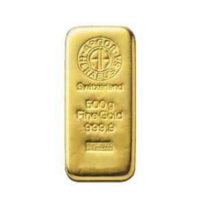 Lingote de Oro 500 gr - Argor Heraeus