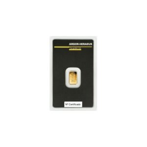 Lingote de Oro 1 gr - Argor Heraeus