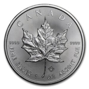 Moneda de Plata 1 oz - Maple Leaf
