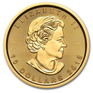 Moneda de Oro 1/4 oz - Maple Leaf