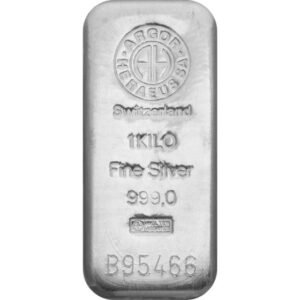 Lingote de Plata 1 Kg - Argor Heraeus