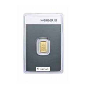 Lingote de Oro 1 gr - Heraeus