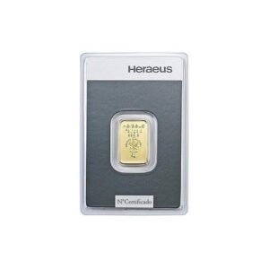 Lingote de Oro 5 gr - Heraeus